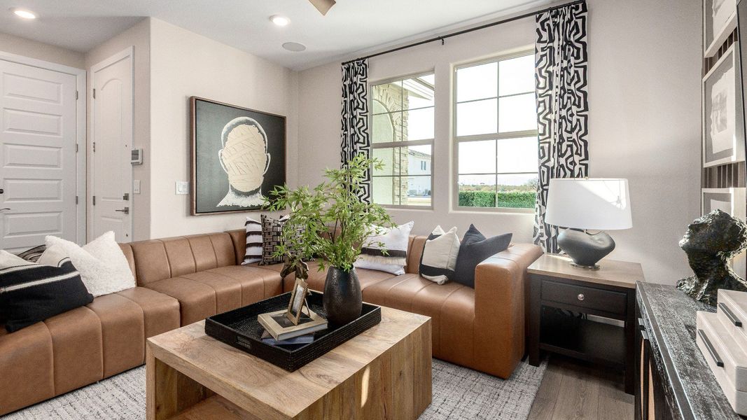 Furnished interior view inside a new home in Flora at Surprise City Center, Surprise (Image 5).