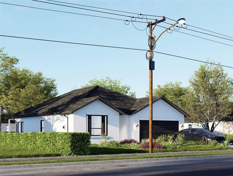 Front exterior of a new home in , Houston, TX, highlighting curb appeal (Image 13).