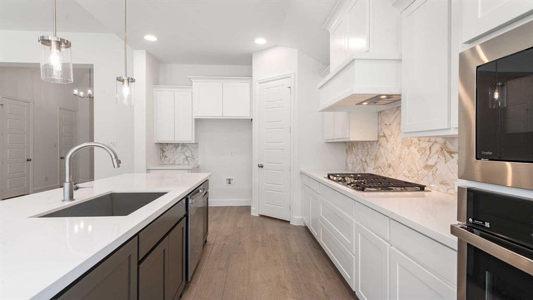 Furnished interior view inside a new home in The Heights At Uptown Celina 50', Celina (Image 13). Furnished interior view inside a new home in The Heights At Uptown Celina 50', Celina (Image 13).