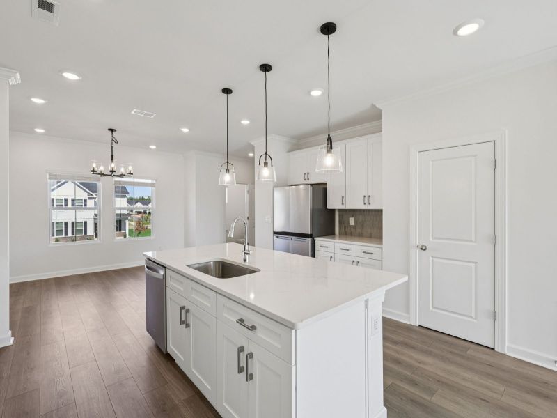 Furnished interior view inside a new home in Meadows at Wilson Farms - The Heights Series, Fort Mill (Image 3).