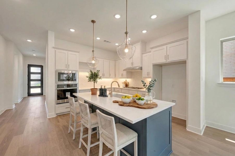 Furnished interior view inside a new home in Mantua Point Gardens, Van Alstyne (Image 6).