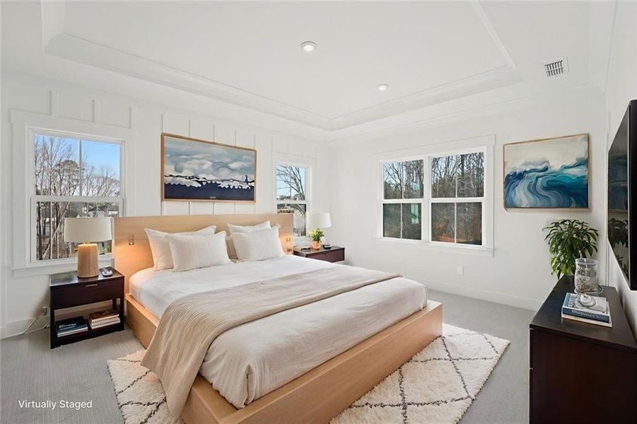 Furnished interior view inside a new home in Sterling Pointe, Cumming (Image 48).