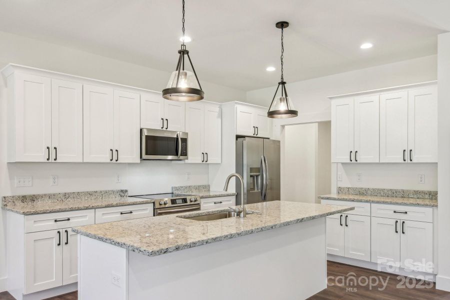 Furnished interior view inside a new home in , Hendersonville (Image 10).