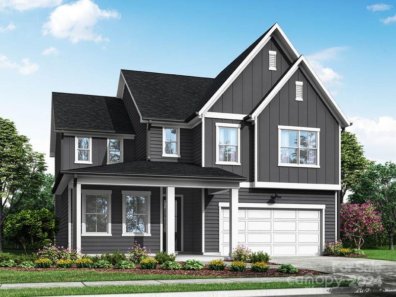 Alton Creek | Maxwell | Exterior Style C Rendering *actual color scheme and orientation matches rendering