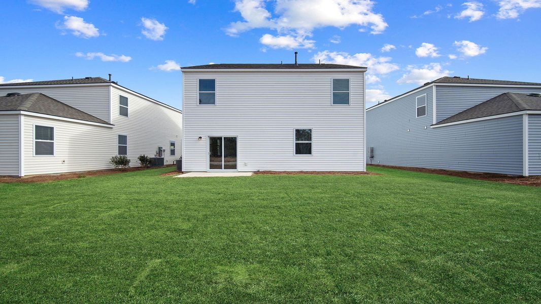 Exterior details and patio area of a home in The Retreat at East Argent, Ridgeland (Image 3).