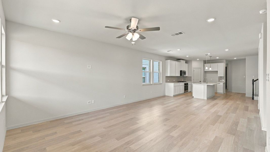 Furnished interior view inside a new home in Westridge Journey, McKinney (Image 20).