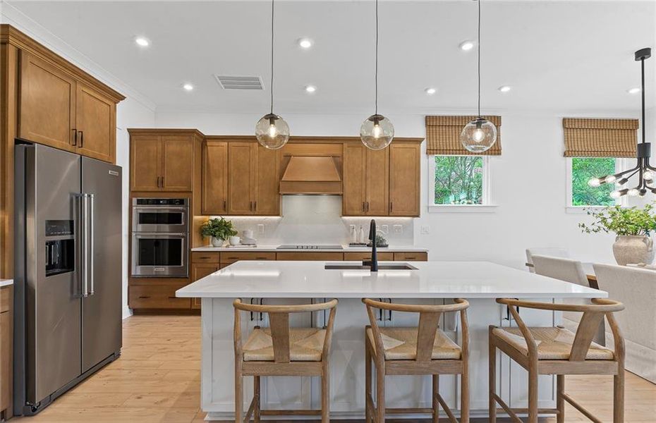 Furnished interior view inside a new home in Traditions of Braselton, Hoschton (Image 16).