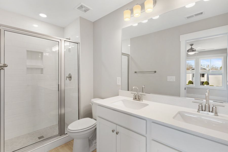 Representative furnished interior of a home built from the Holland by Hunter Quinn Homes in Renaissance Place, Greenville (Image 10).
