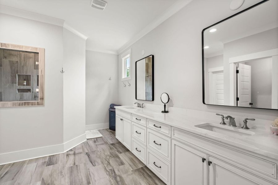 Furnished interior view inside a new home in , Huger (Image 40).