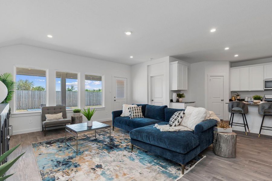 Furnished interior view inside a new home in Emberly, Beasley (Image 8).