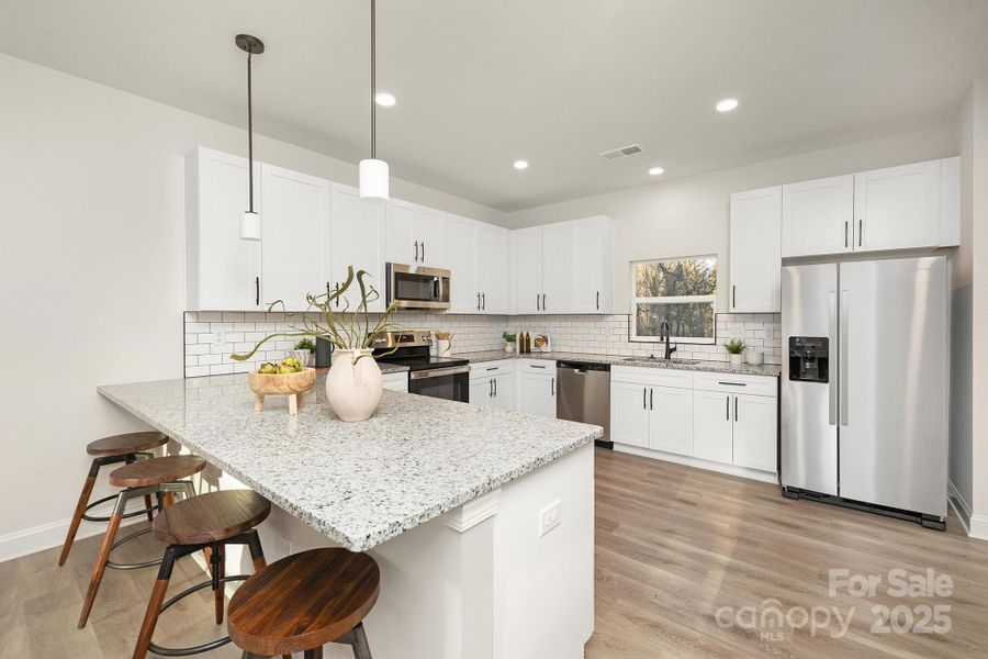 Furnished interior view inside a new home in , Charlotte (Image 5).