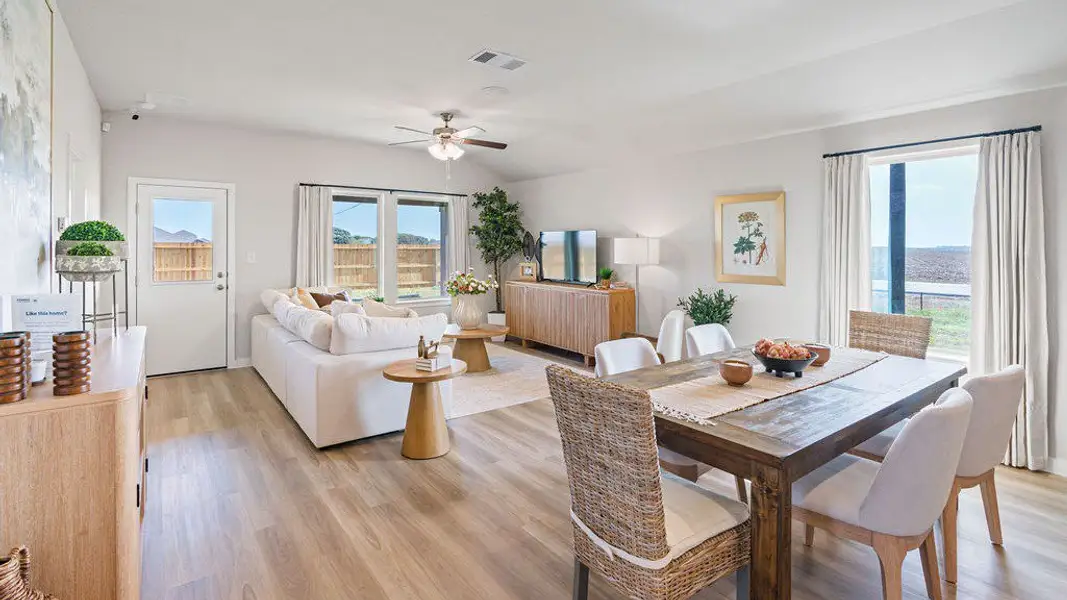 Furnished interior view inside a new home in London Towne, Corpus Christi (Image 8).