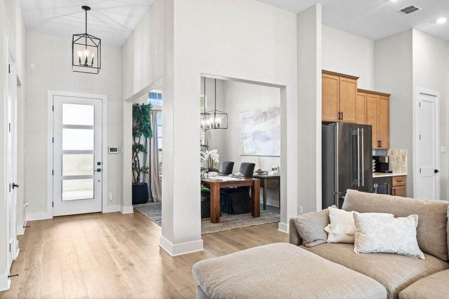 Furnished interior view inside a new home in , Jarrell (Image 5).