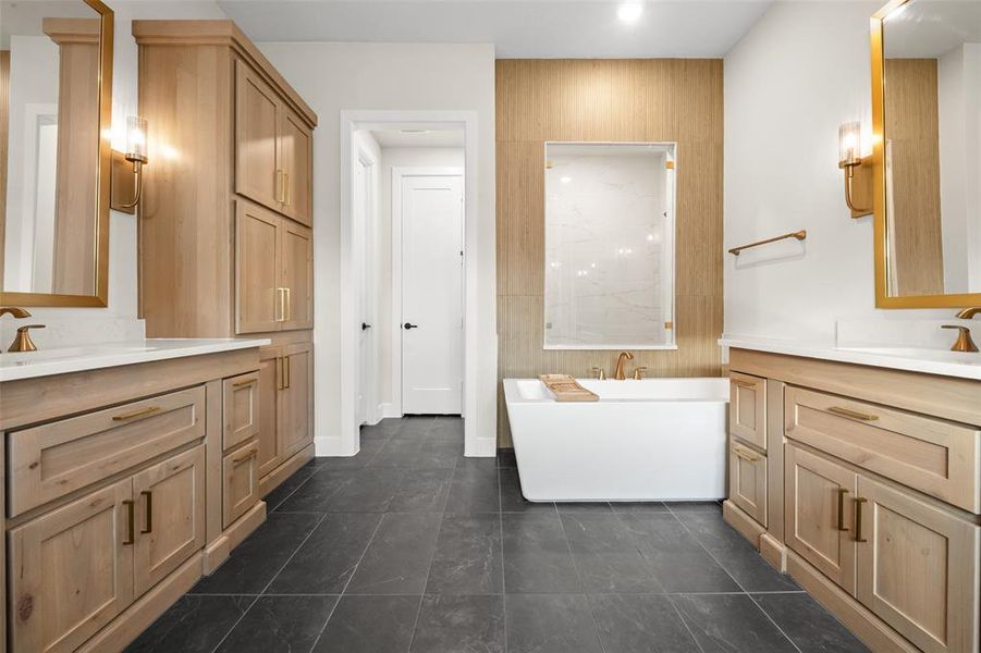 Furnished interior view inside a new home in Star Trail, Prosper (Image 30).