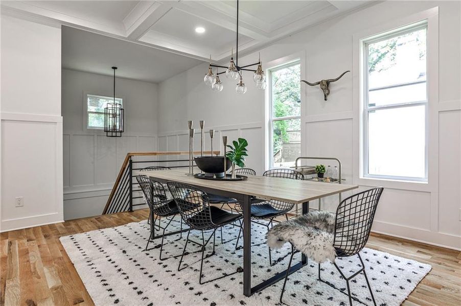 Furnished interior view inside a new home in , Decatur (Image 40).