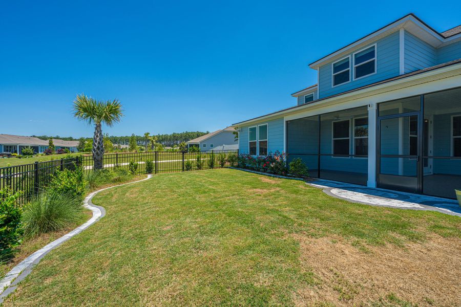 Exterior details and patio area of a home in , Summerville (Image 3). Exterior details and patio area of a home in , Summerville (Image 3).