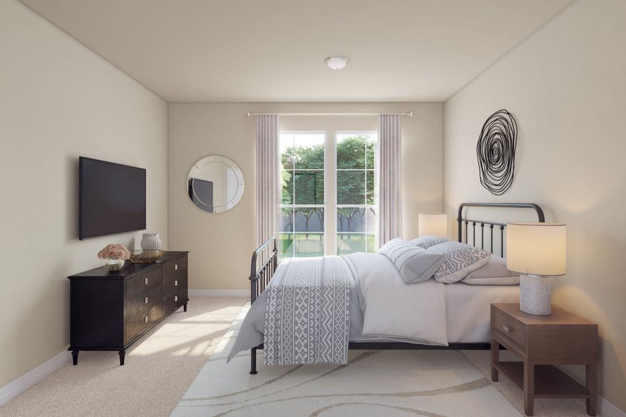 Representative furnished interior of a home built from the Garner by Tri Pointe Homes in Mason Woods, Cypress (Image 15).