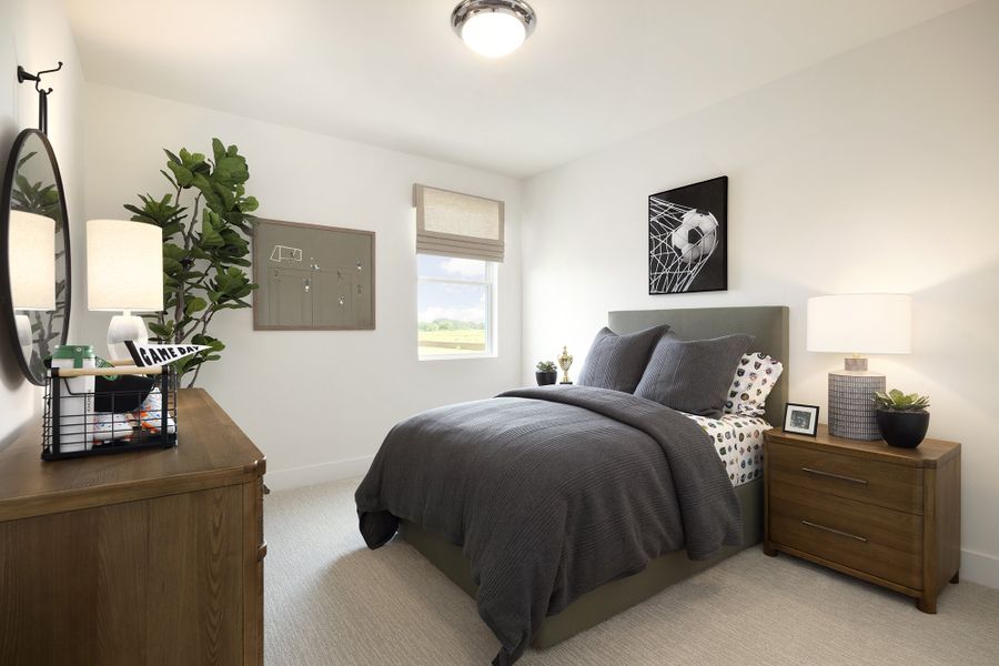 Representative furnished interior of a home built from the 3554 by Risewell Homes in Parkton Square, Kyle (Image 15).