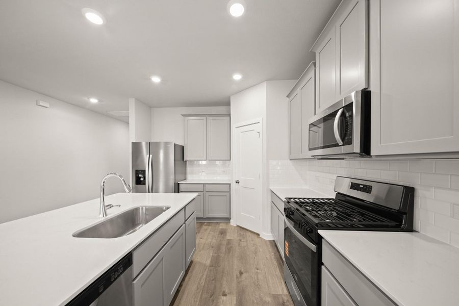 Furnished interior view inside a new home in Russell Ranch, Bay City (Image 6). Furnished interior view inside a new home in Russell Ranch, Bay City (Image 6).