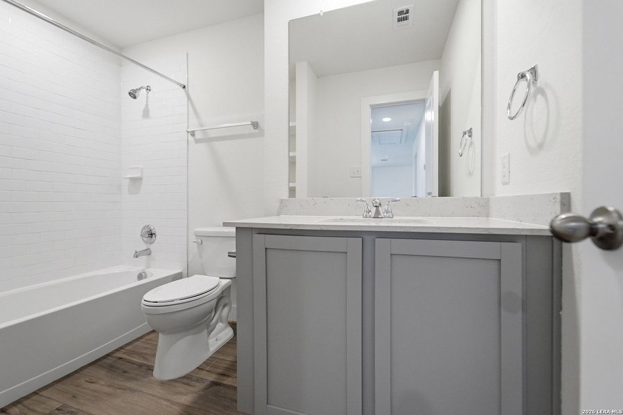 Furnished interior view inside a new home in , San Antonio (Image 10).