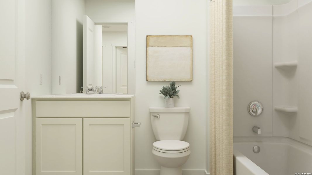 Furnished interior view inside a new home in Voss Farms, New Braunfels (Image 22). Furnished interior view inside a new home in Voss Farms, New Braunfels (Image 22).