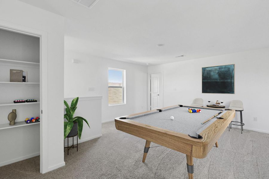 Furnished interior view inside a new home in Montgomery Bend, Montgomery (Image 8).