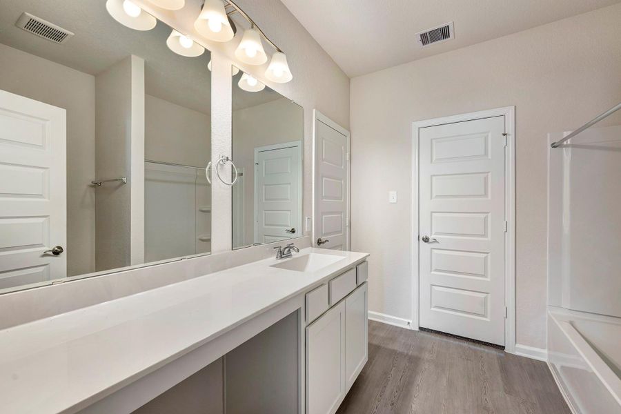 The James- Hall Bath Upstairs The James- Hall Bath Upstairs