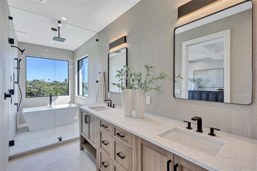 Furnished interior view inside a new home in , St. Pete Beach (Image 44). Furnished interior view inside a new home in , St. Pete Beach (Image 44).