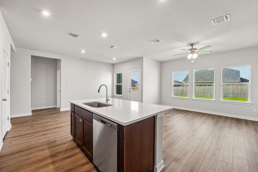 Furnished interior view inside a new home in Hillside Village, Temple (Image 4).