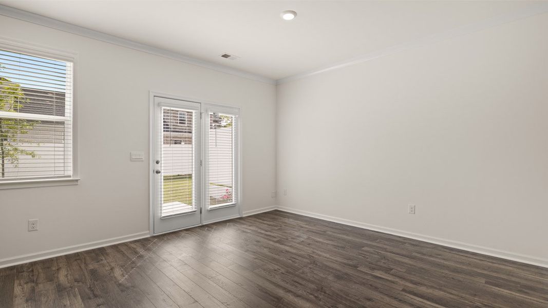 Spacious, unfurnished interior of a new home in Independence Villas and Townhomes, Loganville (Image 15). Spacious, unfurnished interior of a new home in Independence Villas and Townhomes, Loganville (Image 15).
