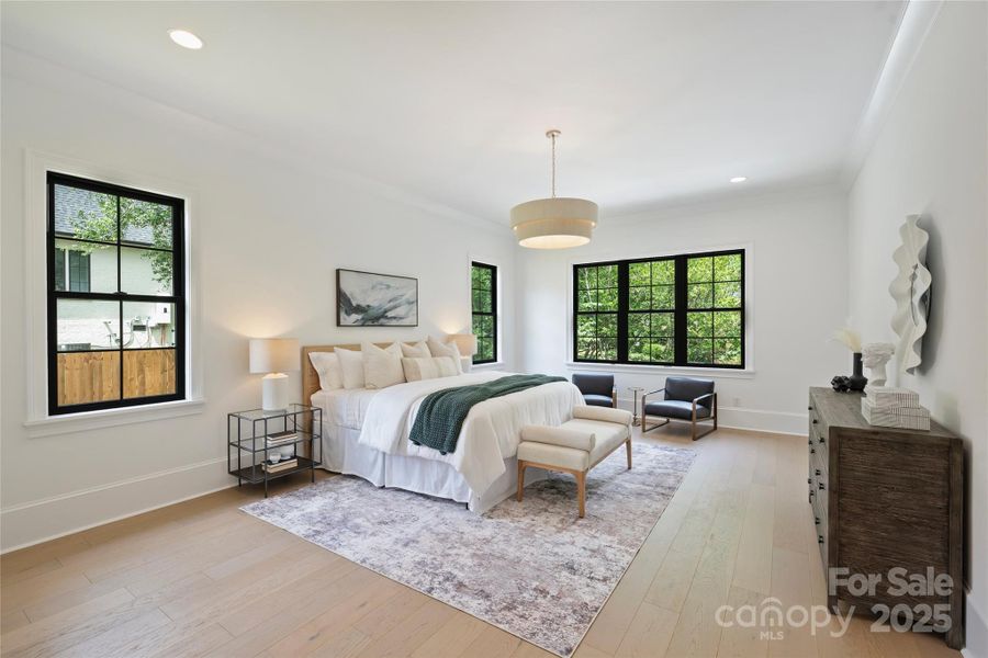 Furnished interior view inside a new home in , Charlotte (Image 24).