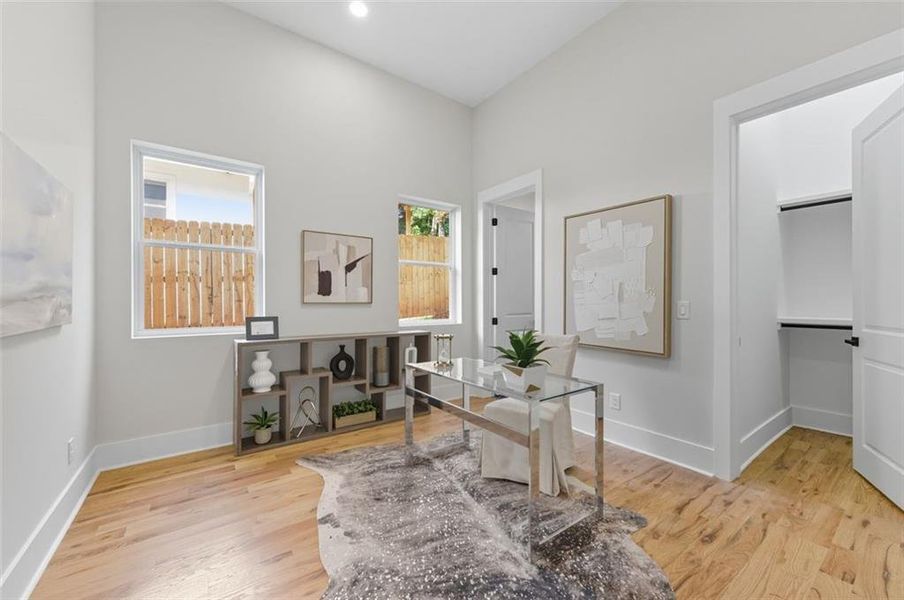 Furnished interior view inside a new home in , Atlanta (Image 8). Furnished interior view inside a new home in , Atlanta (Image 8).