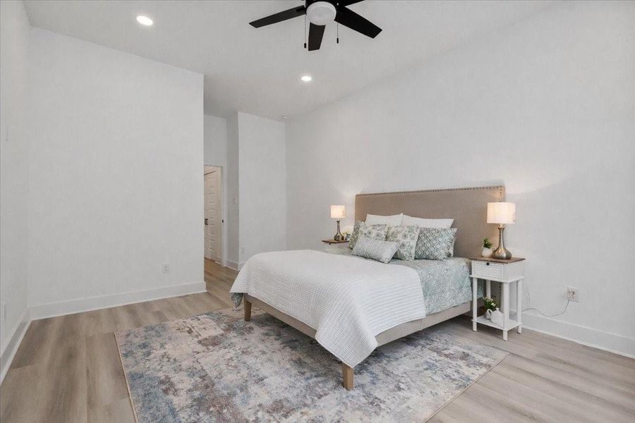 Furnished interior view inside a new home in , Houston (Image 31).