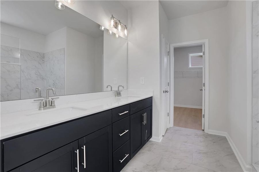 Furnished interior view inside a new home in The Paddocks at Doc Hughes, Buford (Image 13).