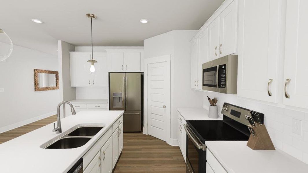 Furnished interior view inside a new home in McConnell Ridge, McLeansville (Image 8).