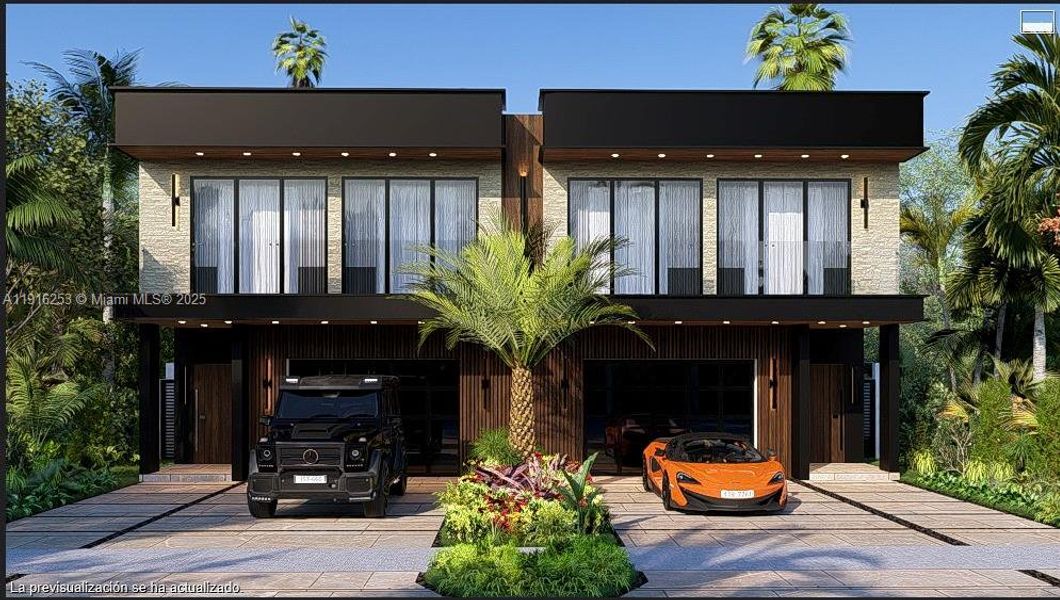 Front exterior of a new home in , Fort Lauderdale, FL, highlighting curb appeal (Image 1).