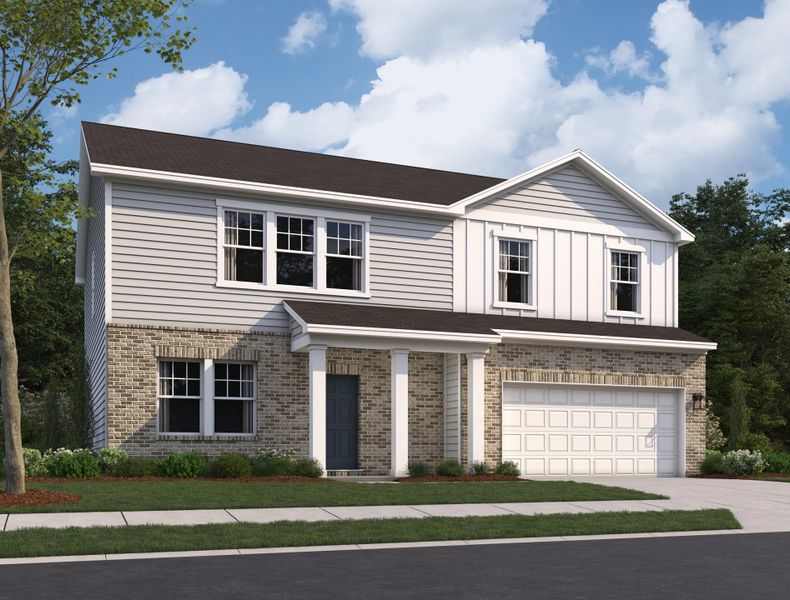 Representative exterior photo of a completed home built from the Catalina by Starlight Homes in The Meadows, Mebane, NC (Image 15).