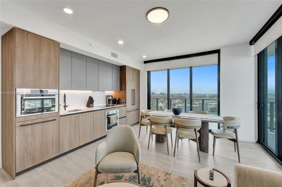 Furnished interior view inside a new home in 72 Park, Miami (Image 11).