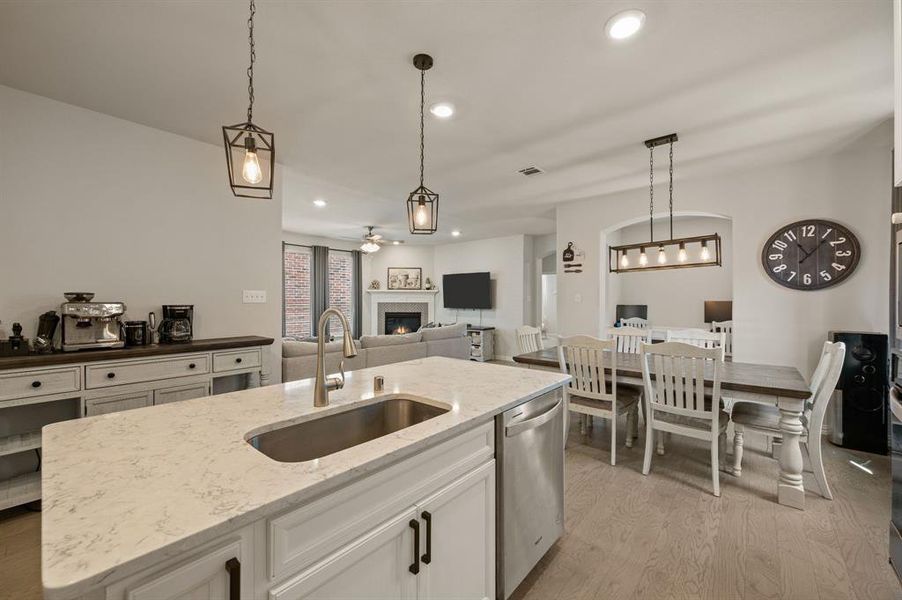 Furnished interior view inside a new home in , Justin (Image 25).