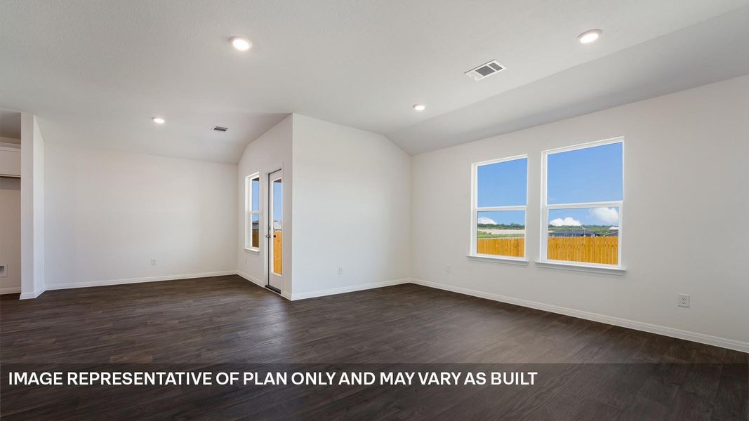 Spacious, unfurnished interior of a new home in Southgrove, Kyle (Image 11).