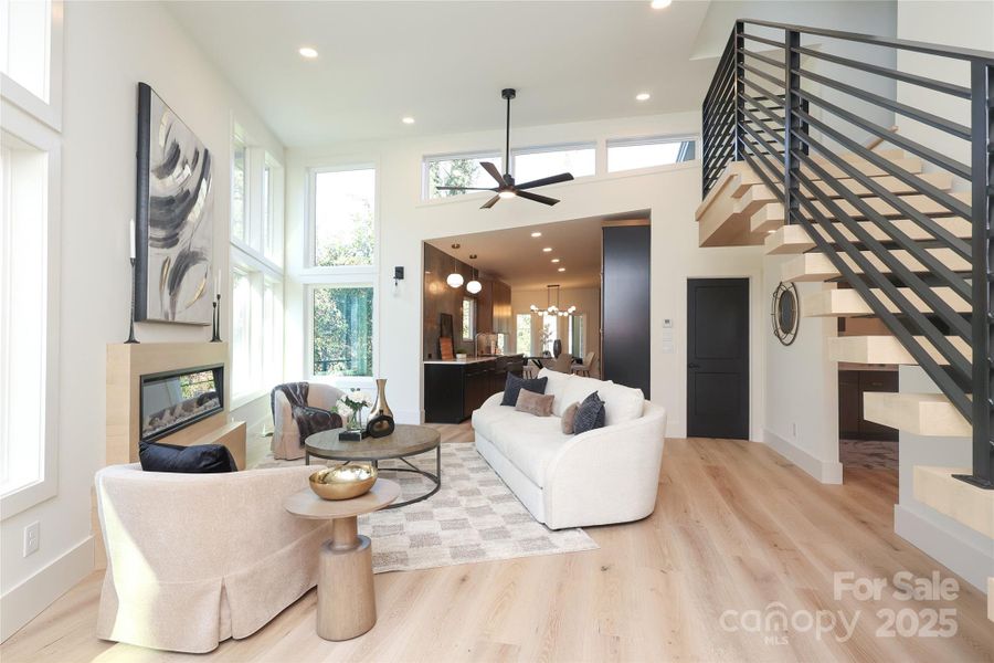 Furnished interior view inside a new home in , Charlotte (Image 37).