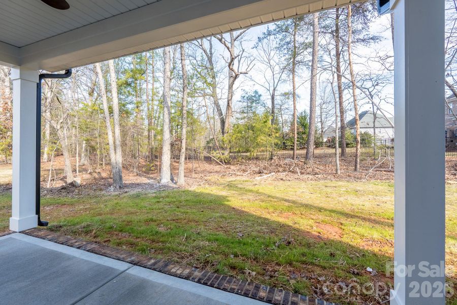 Exterior details and patio area of a home in , Locust (Image 3).