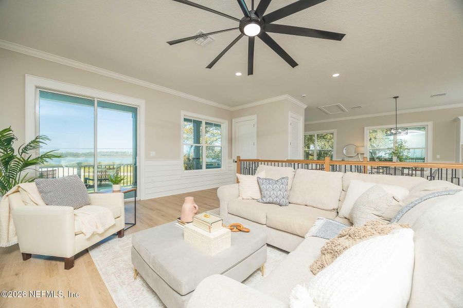 Furnished interior view inside a new home in , St. Augustine (Image 60).