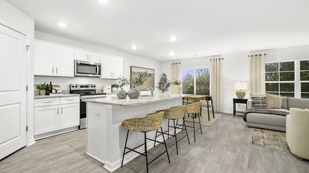 Furnished interior view inside a new home in Brookhaven, Greensboro (Image 6).