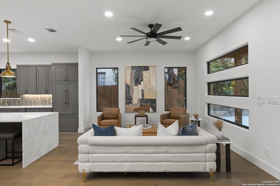 Furnished interior view inside a new home in , Alamo Heights (Image 19). Furnished interior view inside a new home in , Alamo Heights (Image 19).