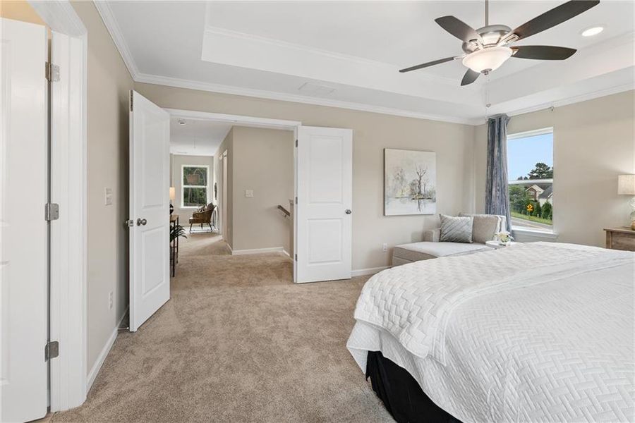 Furnished interior view inside a new home in Hickory Heights, Acworth (Image 31).