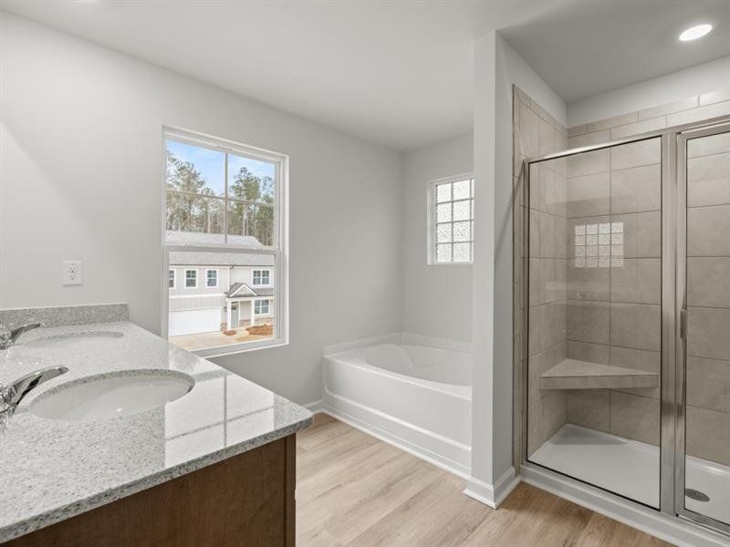 Furnished interior view inside a new home in Lost Creek, Dallas (Image 7).