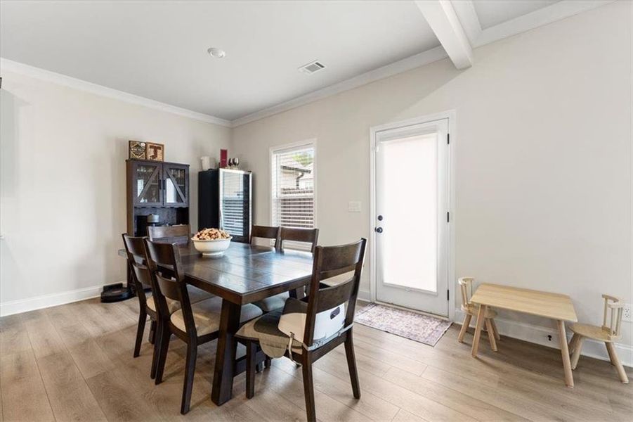 Furnished interior view inside a new home in Crofton Place Enclave, Snellville (Image 52).