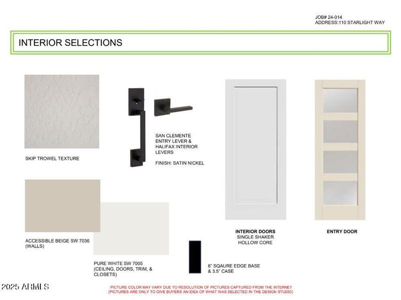 Interior Selections 1 Interior Selections 1