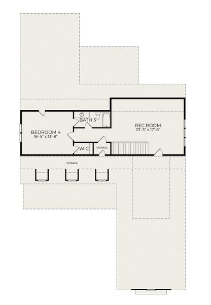2D floor plan layout for the Arrow Wood by Homes by Dickerson in Nexton, Summerville, SC (Image 3). 2D floor plan layout for the Arrow Wood by Homes by Dickerson in Nexton, Summerville, SC (Image 3).